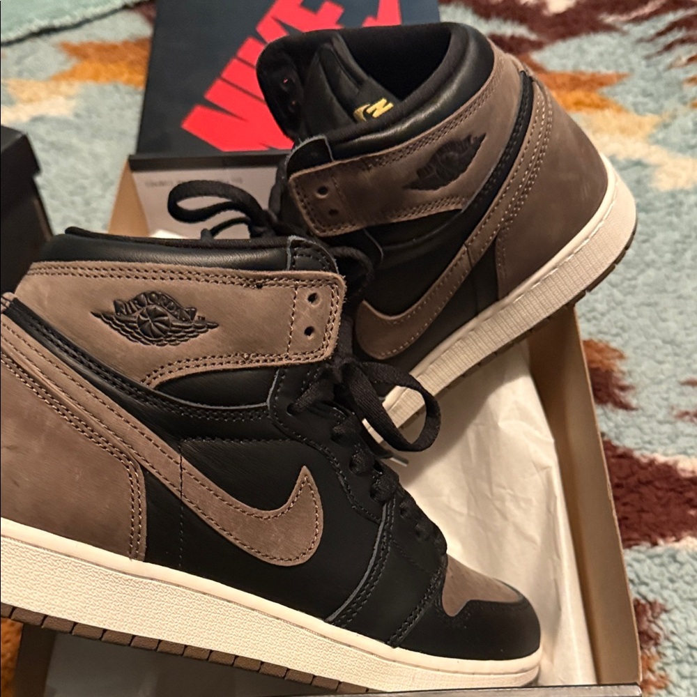 Nike Air Jordan 1 High - Black and Tan